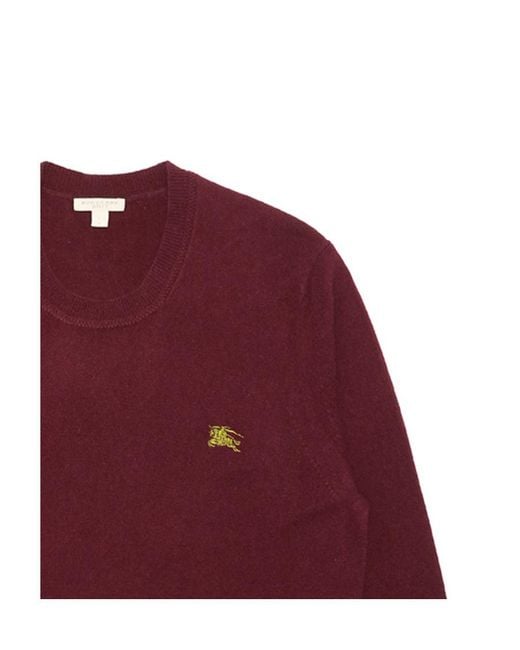Burberry Red Logo Pullover for men
