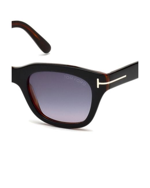 Tom Ford White Eyewear Snowdon Square-Frame Sunglasses