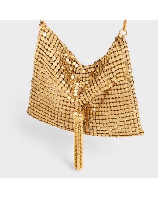 Céline White Triomphe Folk Pouch Necklace