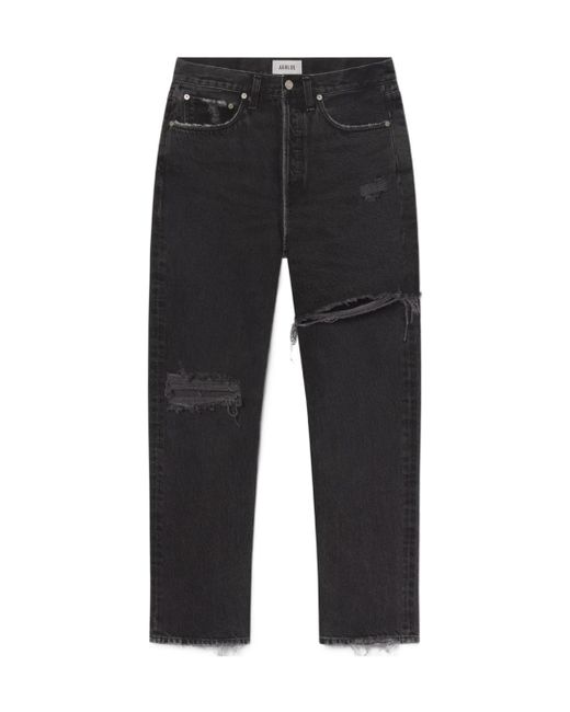 Agolde Black High-Waisted Jeans