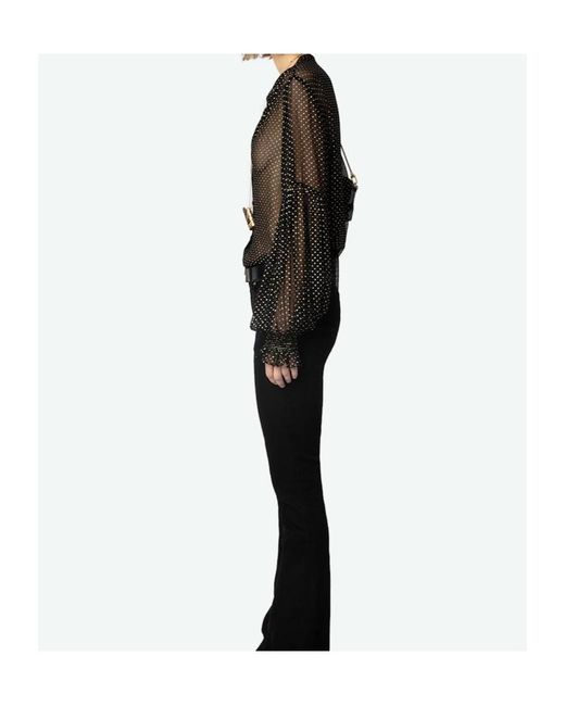 Zadig & Voltaire Black Tandy Blouse