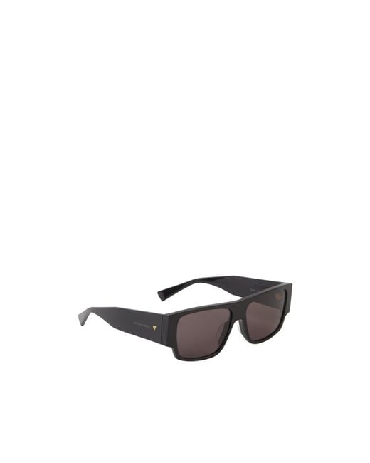 Bottega Veneta Gray Eyewear Square Frame Sunglasses