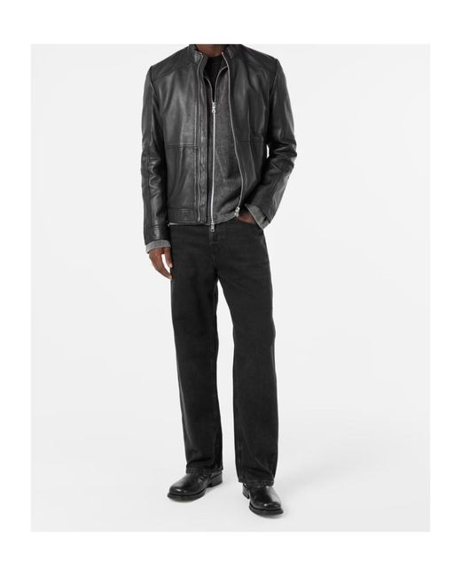 DIESEL Black Straight-Leg Jeans for men