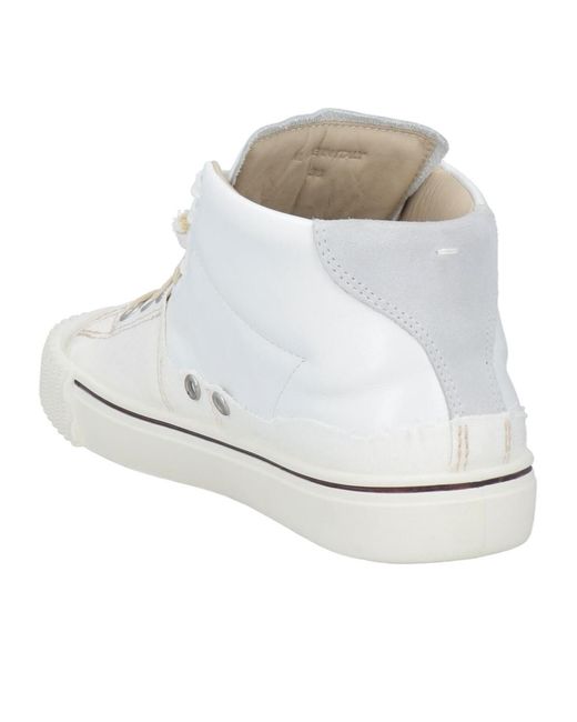 Maison Margiela White High-Top Sneakers