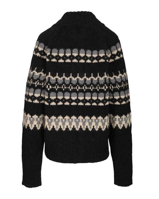 Barena Black Zipped Cardigan