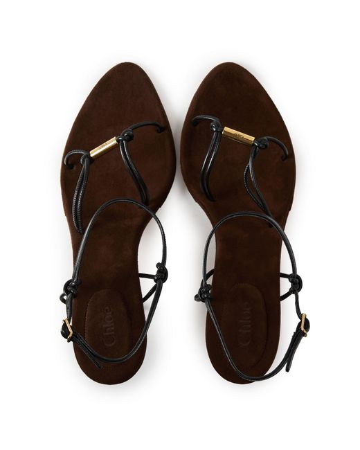Chloé Black High-Heeled Sandals