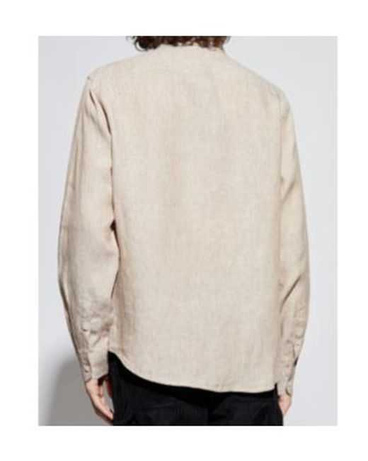 Paul & Shark White Linen Shirt for men
