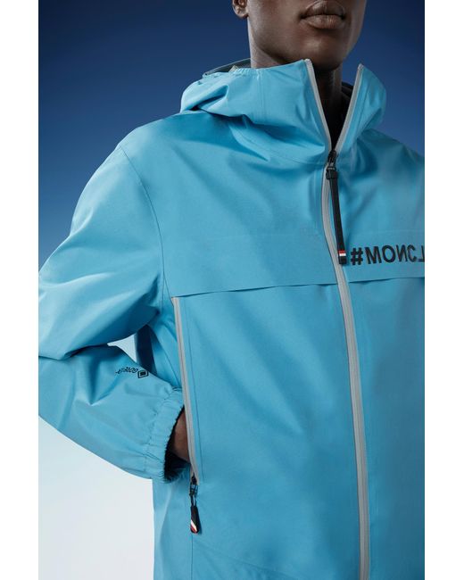 Moncler Blue Grenoble Shipton Hooded Jacket for men
