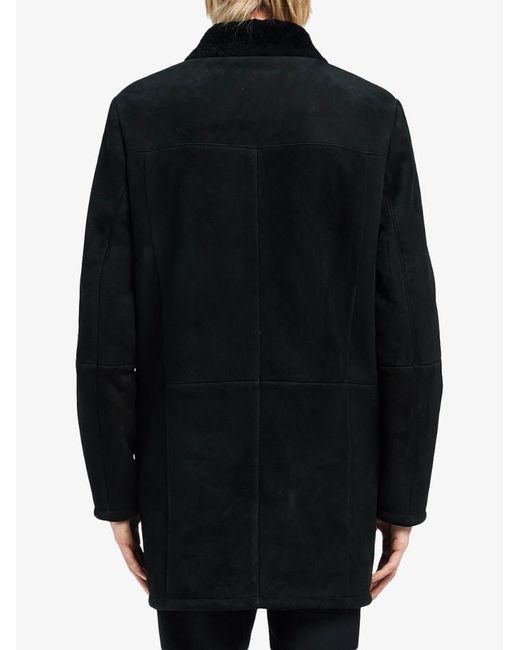 Prada Black High-Neck Long-Sleeved Jacket for men