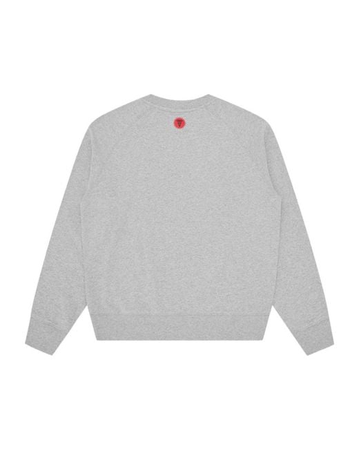 ICECREAM Gray Running Dog Graphic-Printed Crew-Neck Sweatshirt for men