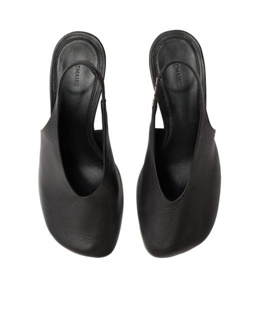 Lemaire Brown Slingbacks Pumps