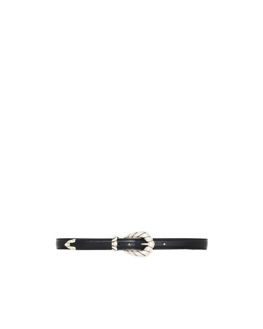 IRO White Embella Baby Buckle Belt