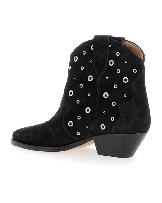 Isabel Marant Black Dewina Boots