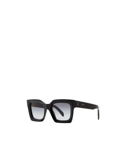 Céline Metallic Square-Frame Sunglasses