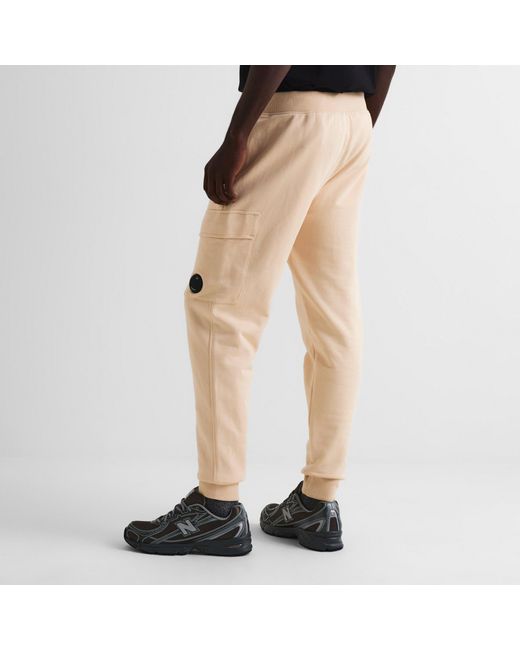 C P Company Natural Lens Pocket Joggers for men