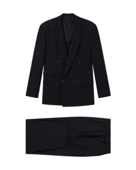 Giorgio Armani Black Suit Oversized Fit for men