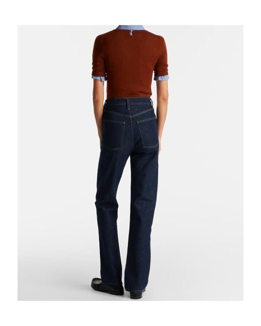 Agolde Blue High-Waisted Jeans