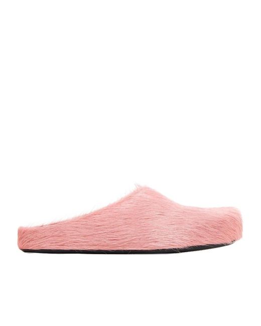 Marni Pink Fussbett Slip-On Flat Mules for men