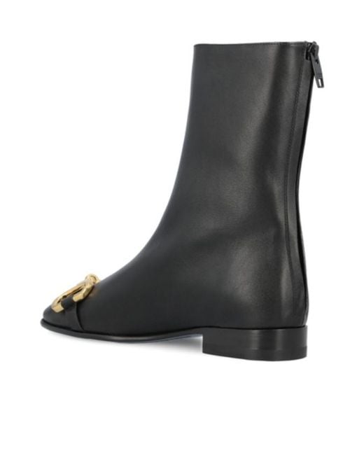 Céline Black Vivi Zipper Boots