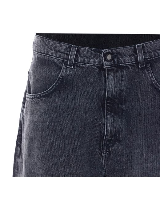 AMISH Blue Tommy Bermuda Jeans for men
