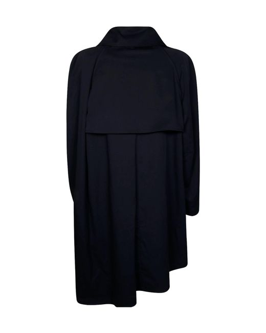 J.W. Anderson Blue Jw Anderson Asymmetric Cape Trench Coat