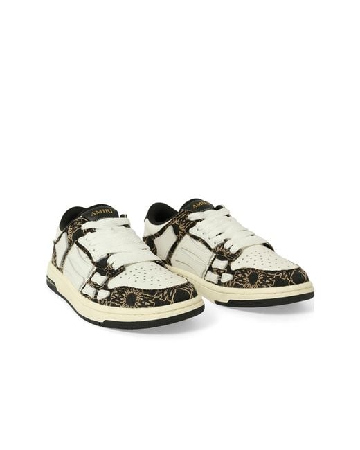 Amiri White Ma Quad Skeleton Sneakers