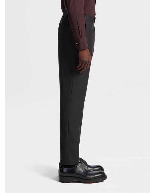 Zegna Black 15Milmil15 Tailored Trousers for men