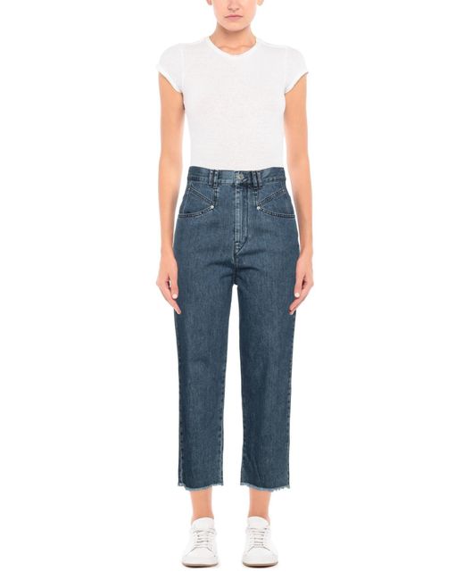 Isabel Marant Blue Denim Trousers