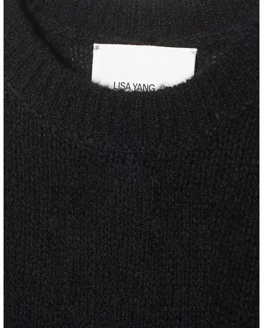Lisa Yang Black Long Sleeve Sweater