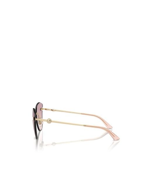 Jimmy Choo Pink Eyewear Butterfly Frame Sunglasses