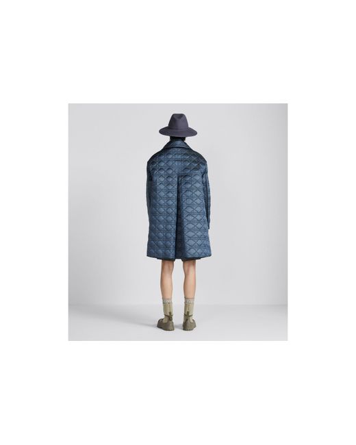Dior Blue Cannage Coat for men