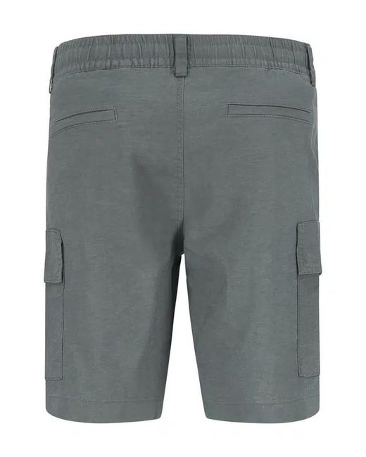Boss Gray Boss Relaxed Cargo Shorts for men