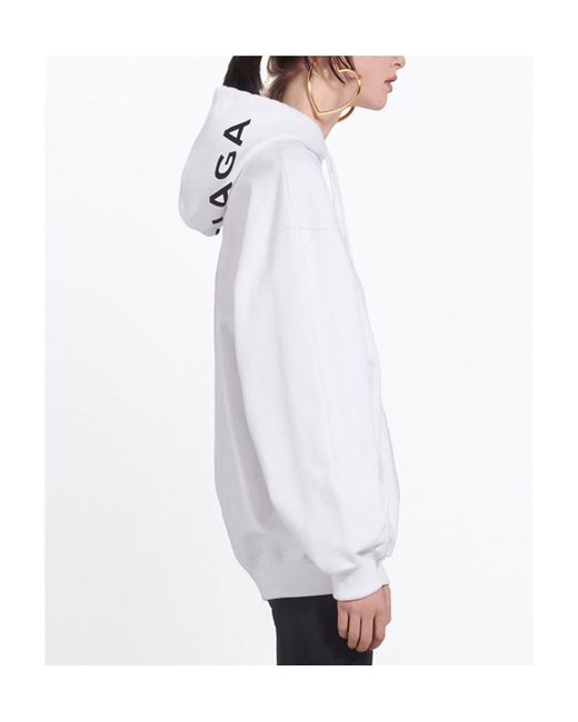 Balenciaga White Cocoon Hoodie
