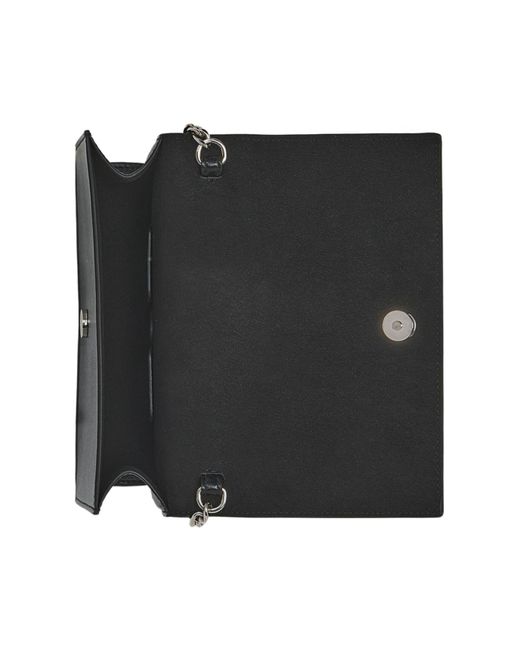 Alexander McQueen Black Small Skull Studded Shoulder Bag