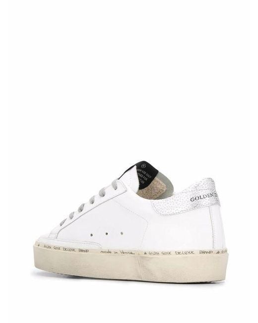 Golden Goose Deluxe Brand White Hi Star Low-Top Sneakers