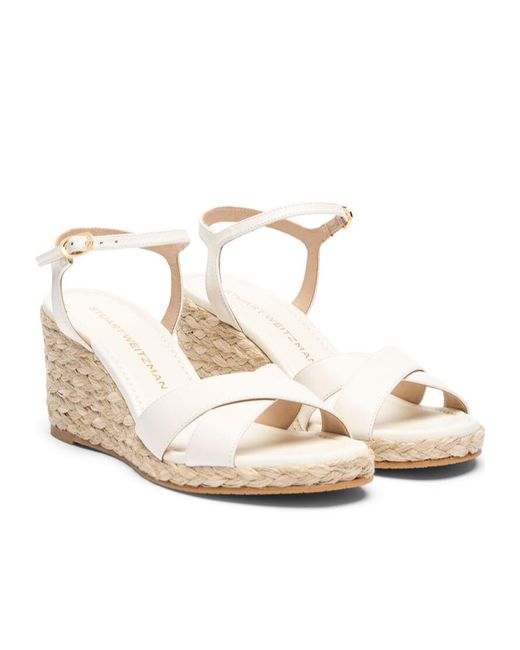 Stuart Weitzman Natural Dayna Espadrille Wedge