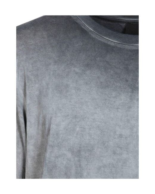 Thom Krom Gray Vintage Tiedye Longsleeve Tshirt for men