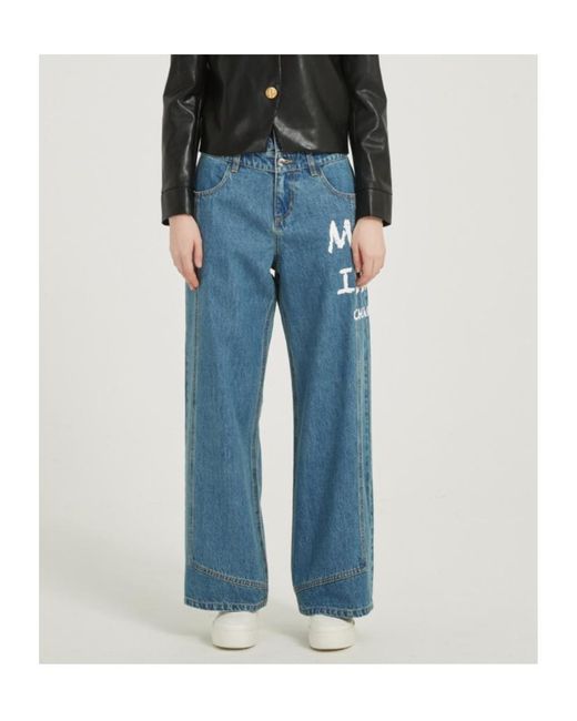 Marissa Chiara Blue Belt Loop Jeans