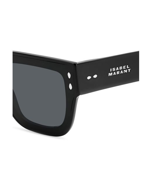 Isabel Marant Black Square Frame Sunglasses