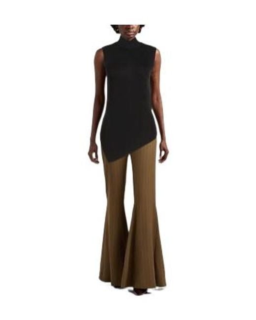 Rag & Bone Black Solid Sleeveless Turtleneck Knit Top