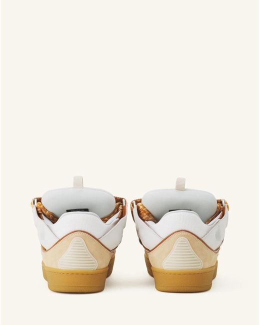 Lanvin Natural Curb Sneakers for men
