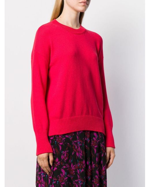 KENZO Red Logo Knit Jumper