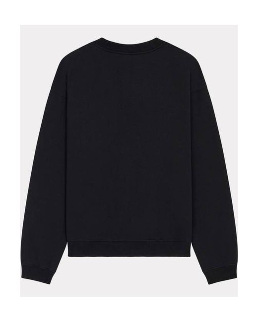 KENZO Blue Verdy Flocked-Logo Crewneck Sweatshirt