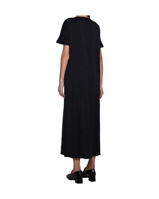 Studio Nicholson Black Kaplan Long-Length Dress