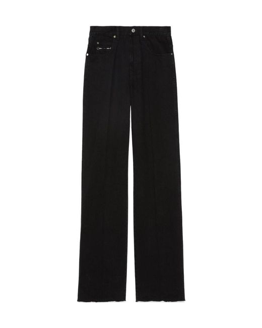 Gucci Black Horsebit Straight-Leg Pants