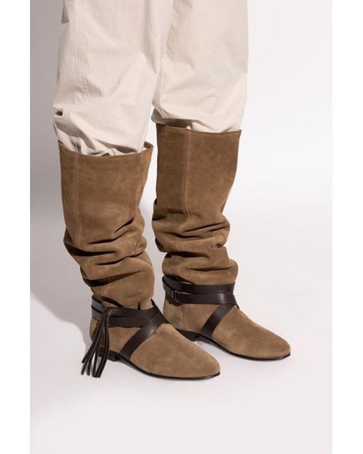 Isabel Marant Brown Silmon Knee-High Boots