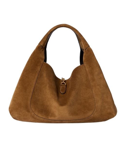 Gucci Brown Softbit Maxi Shoulder Bag