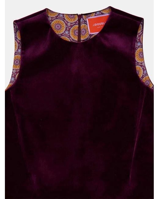 LaDoubleJ Purple La Scala Top