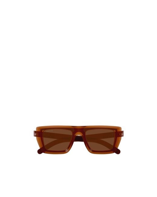 Gucci Brown Eyewear Square Frame Sunglasses for men