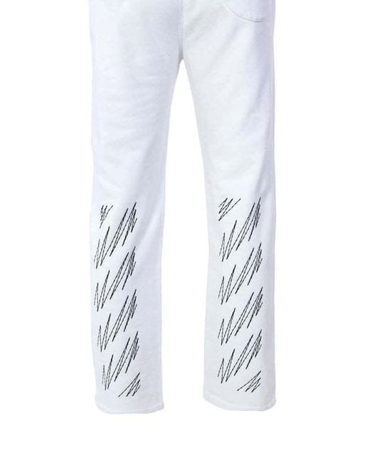 Off-White c/o Virgil Abloh White Rope Sweatpants for men